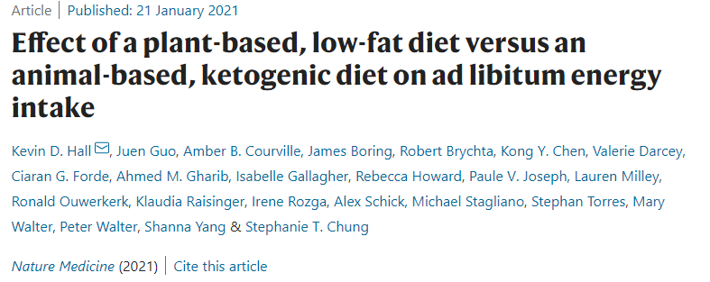 低脂和低碳水饮食哪个更利于减肥？NIH研究结果有点意外